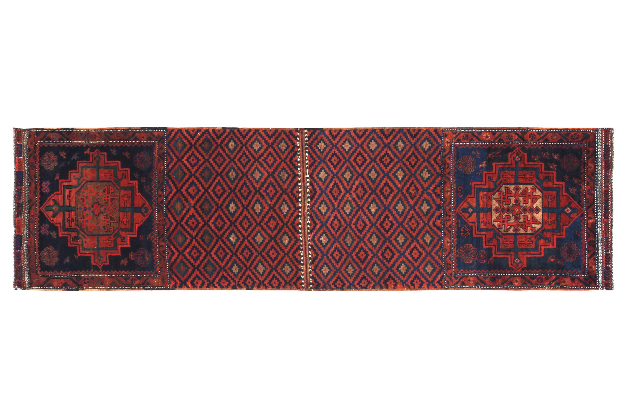 Antique Persian Azarbaijan Transitional Rug 89666