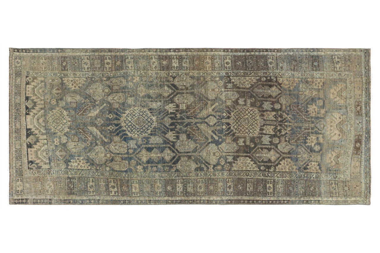 Antique Persian Bijar Transitional Rug 89680