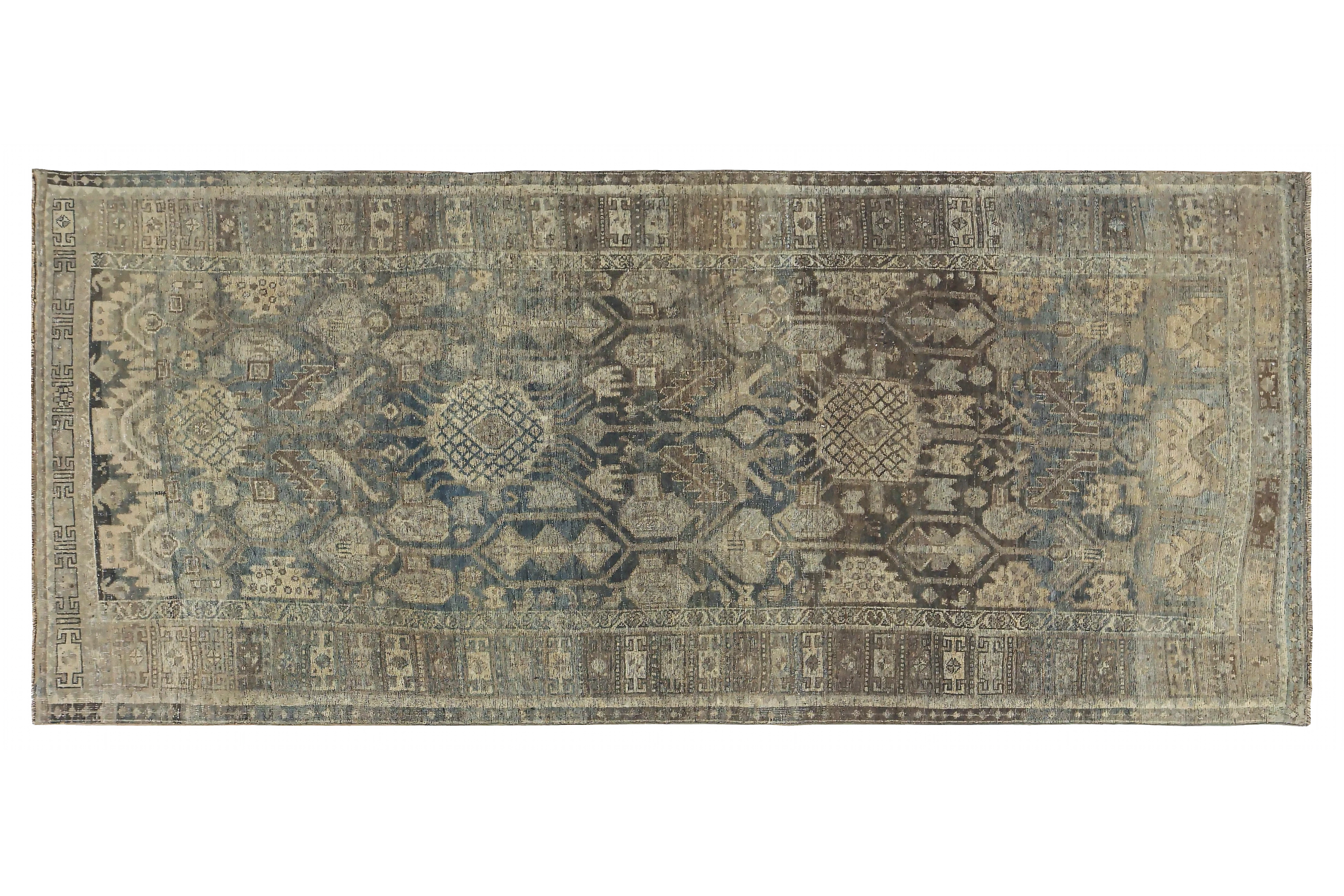 Antique Persian Bijar Transitional Rug 89680