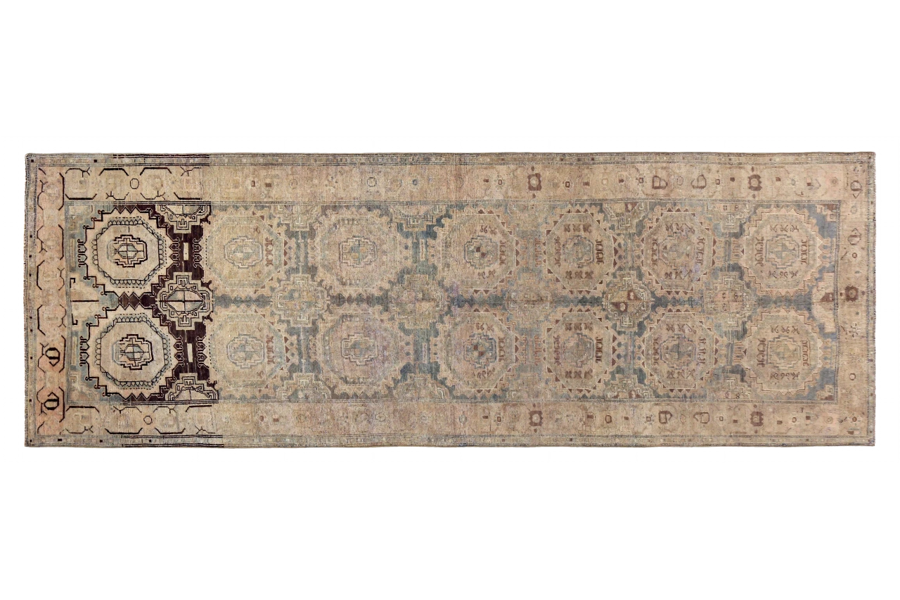 Antique Persian Bijar Transitional Rug 89687