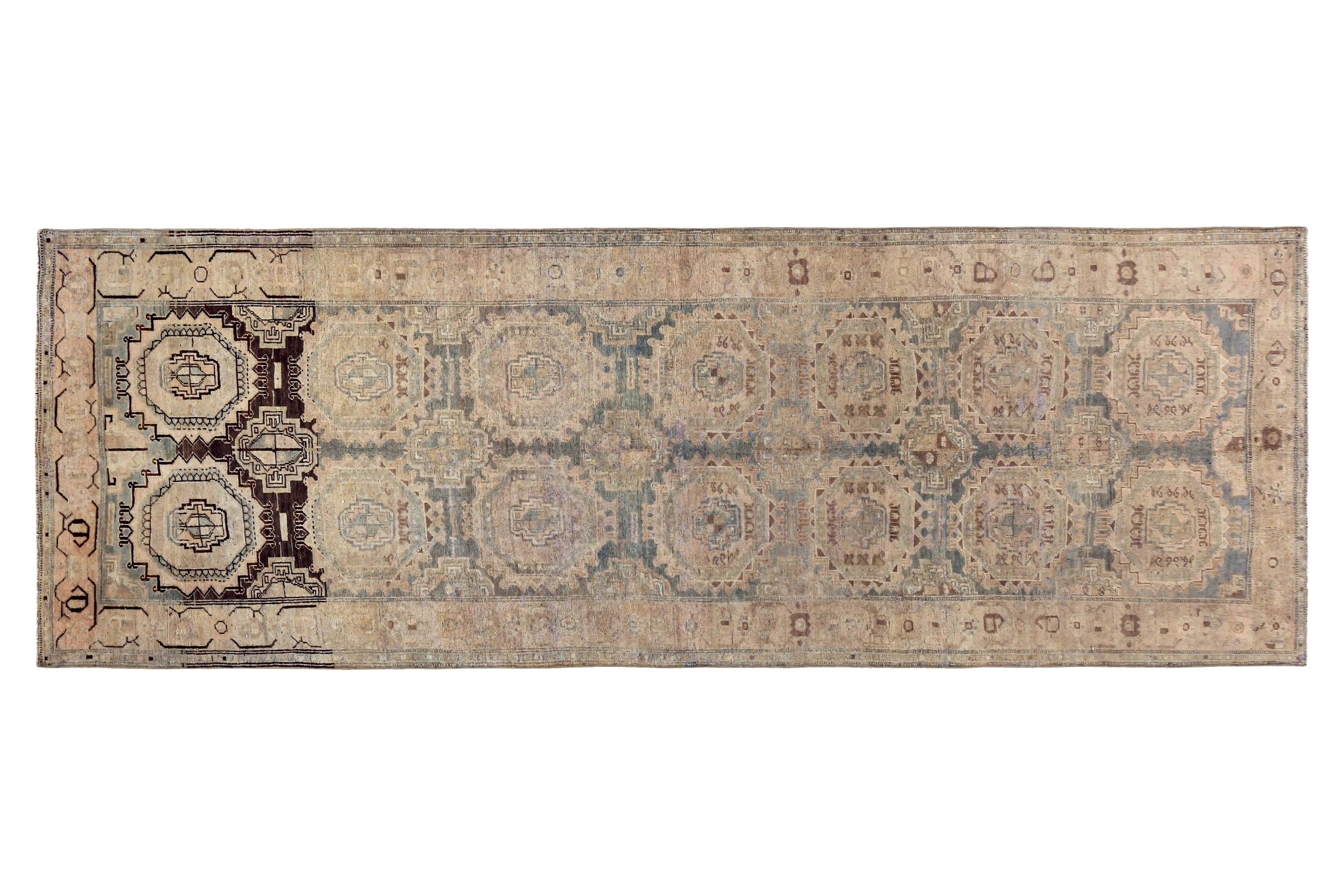 Antique Persian Bijar Transitional Rug 89687