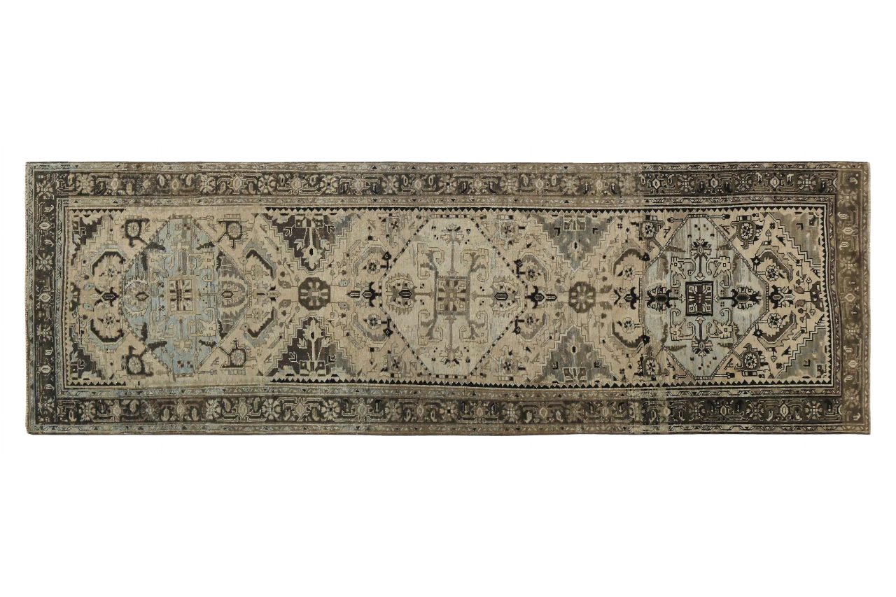 Antique Persian Bijar Traditional Rug 89688