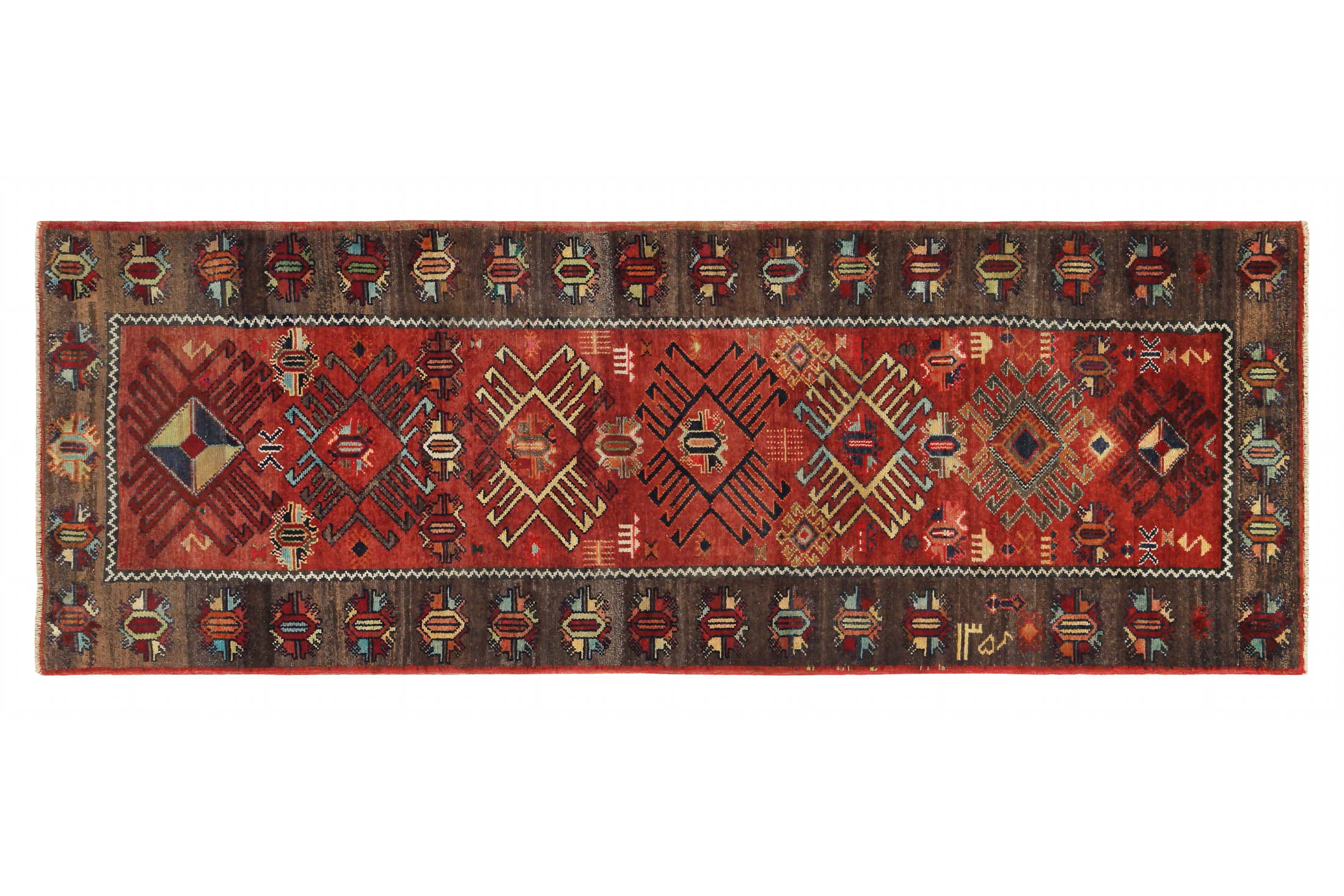 Antique Persian Azarbaijan Transitional Rug 89690