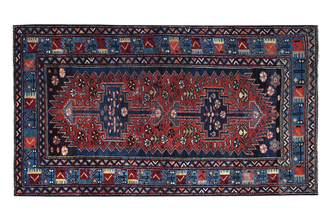Antique Persian Zanjan Traditional Rug 89692