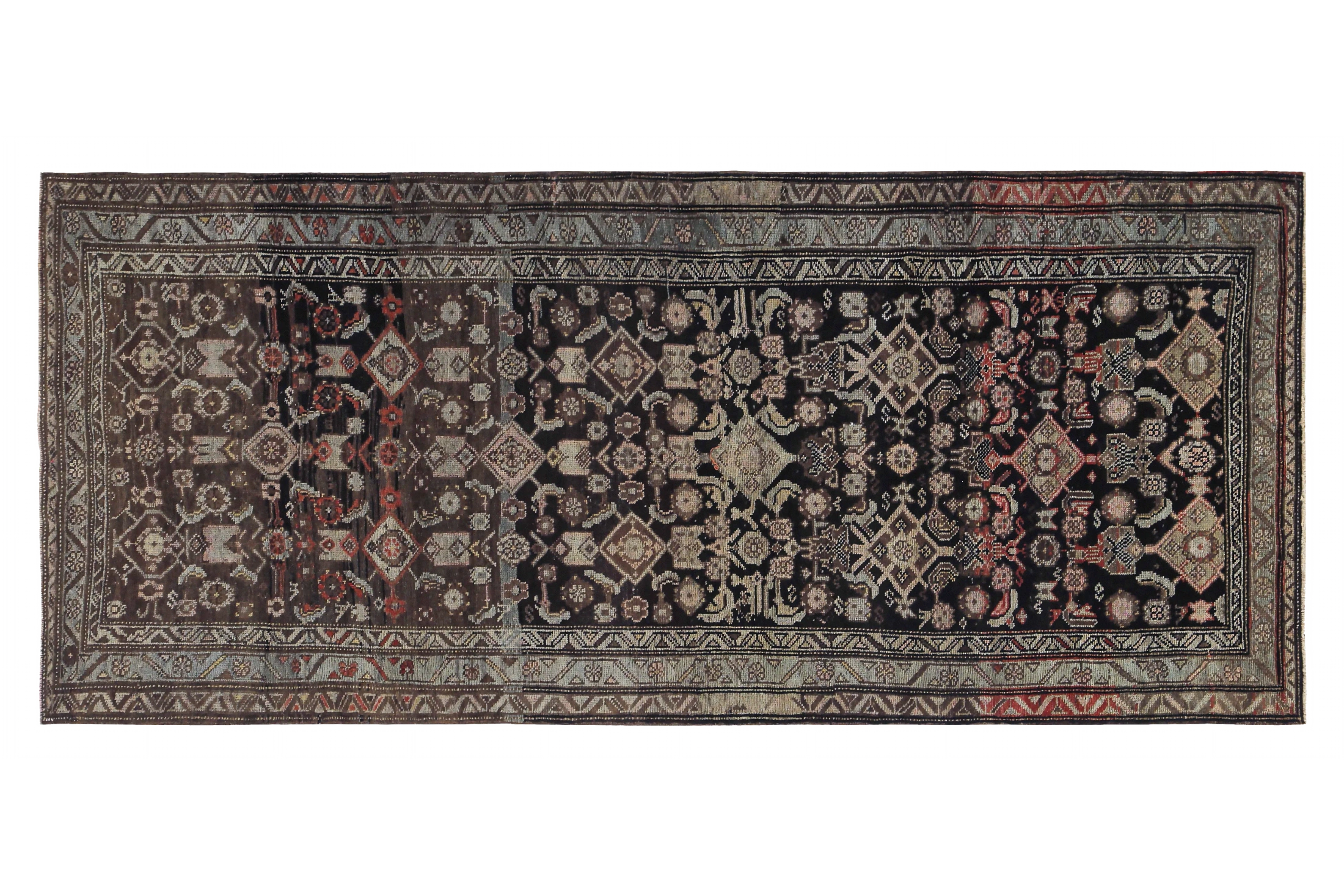 Antique Persian Bijar Traditional Rug 89694