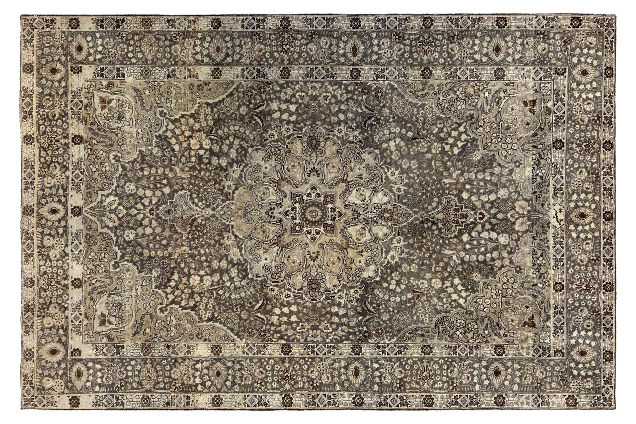 Antique Persian Tabriz Transitional Rug 89699