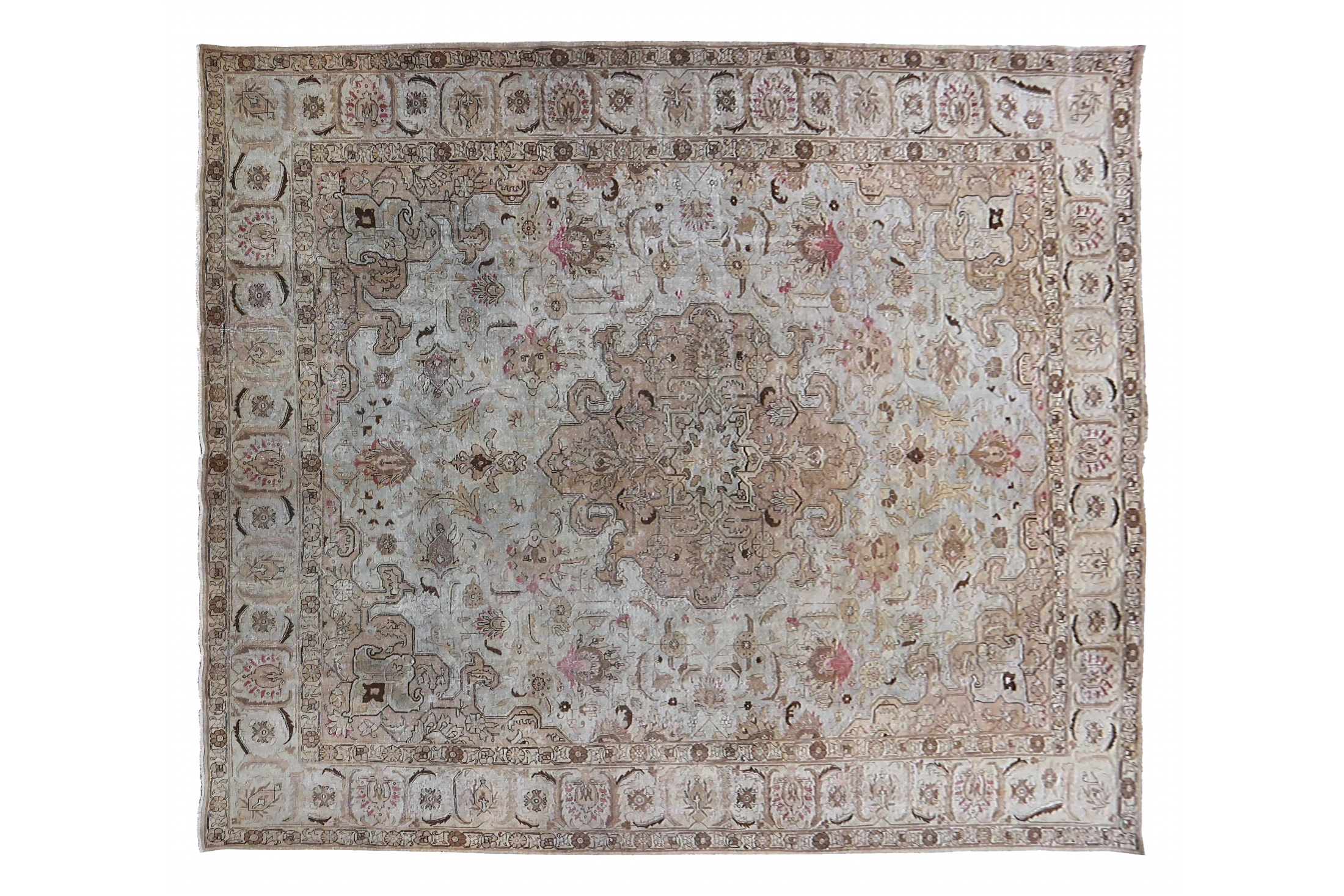 Antique Persian Tabriz Traditional Rug 89701