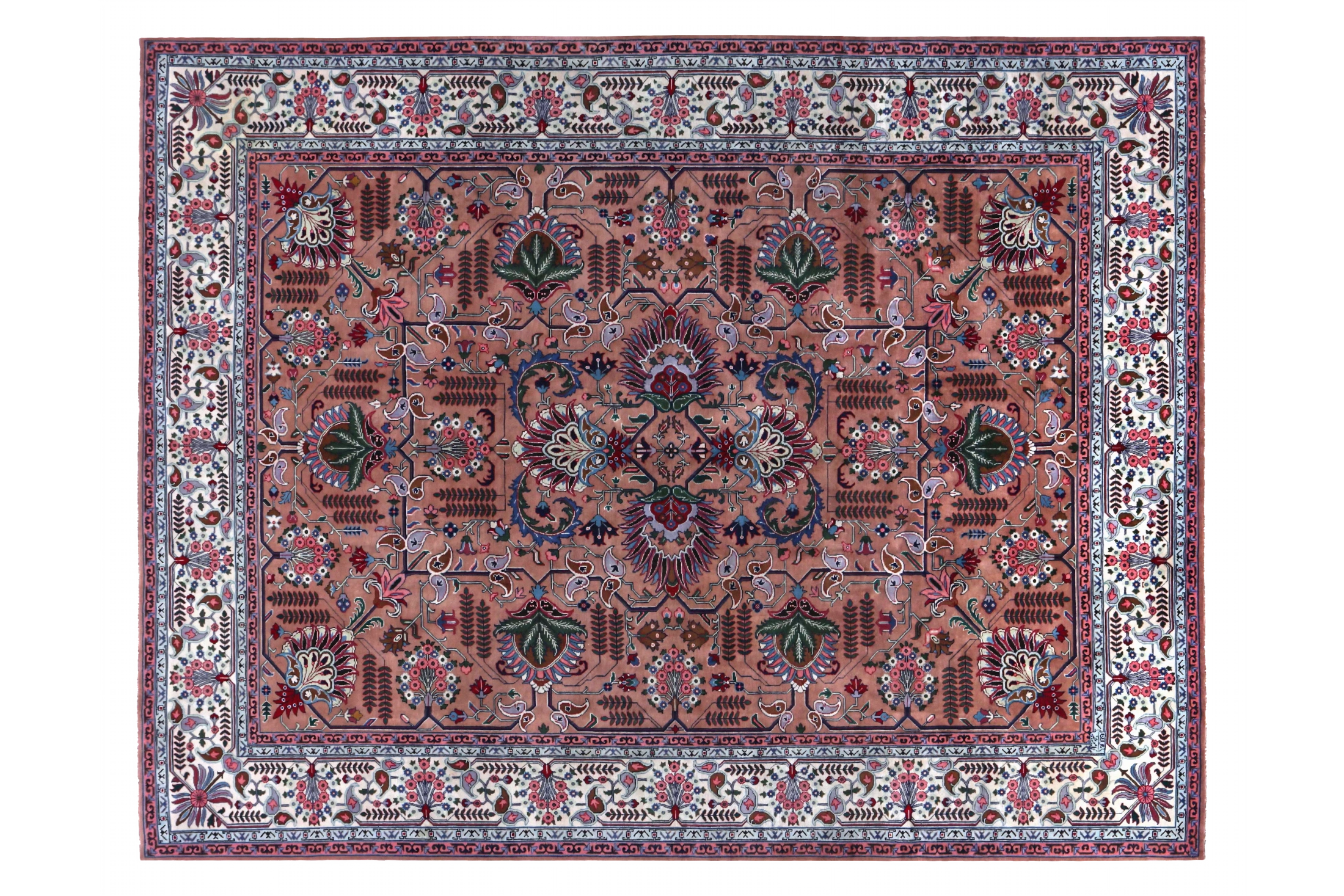 Antique Persian Tabriz Traditional Rug 89702