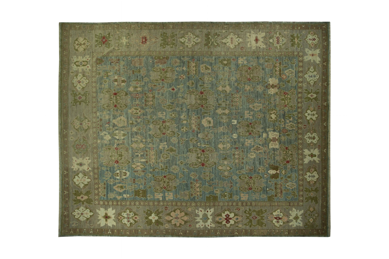 Antique Persian Oushak Traditional Rug 89710