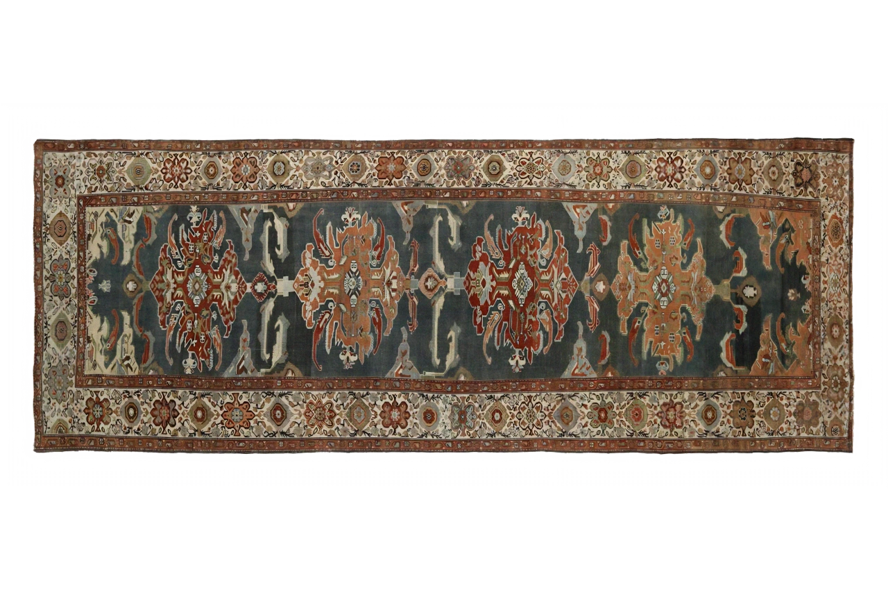 Antique Persian Malayer Traditional Rug 89718