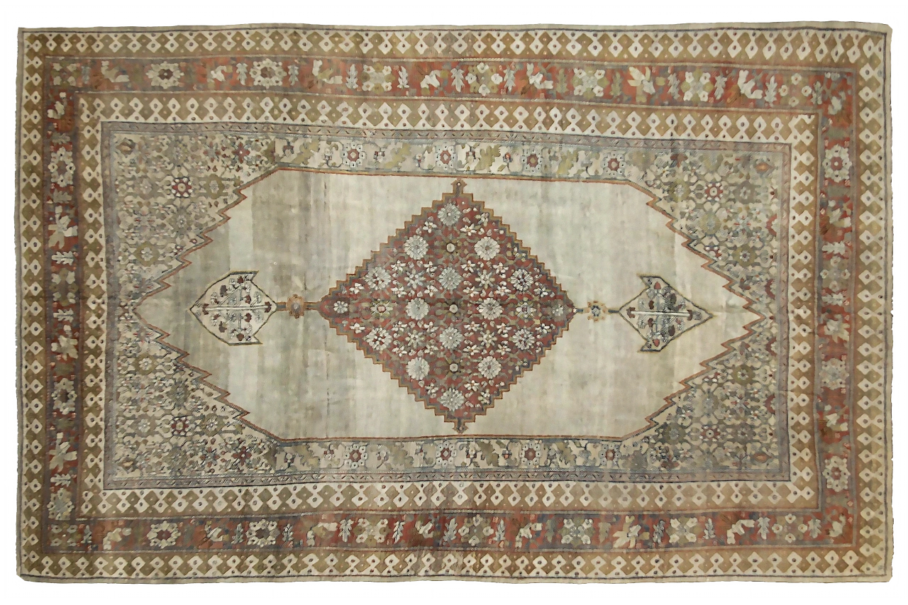 Antique Persian Bijar Traditional Rug 89719
