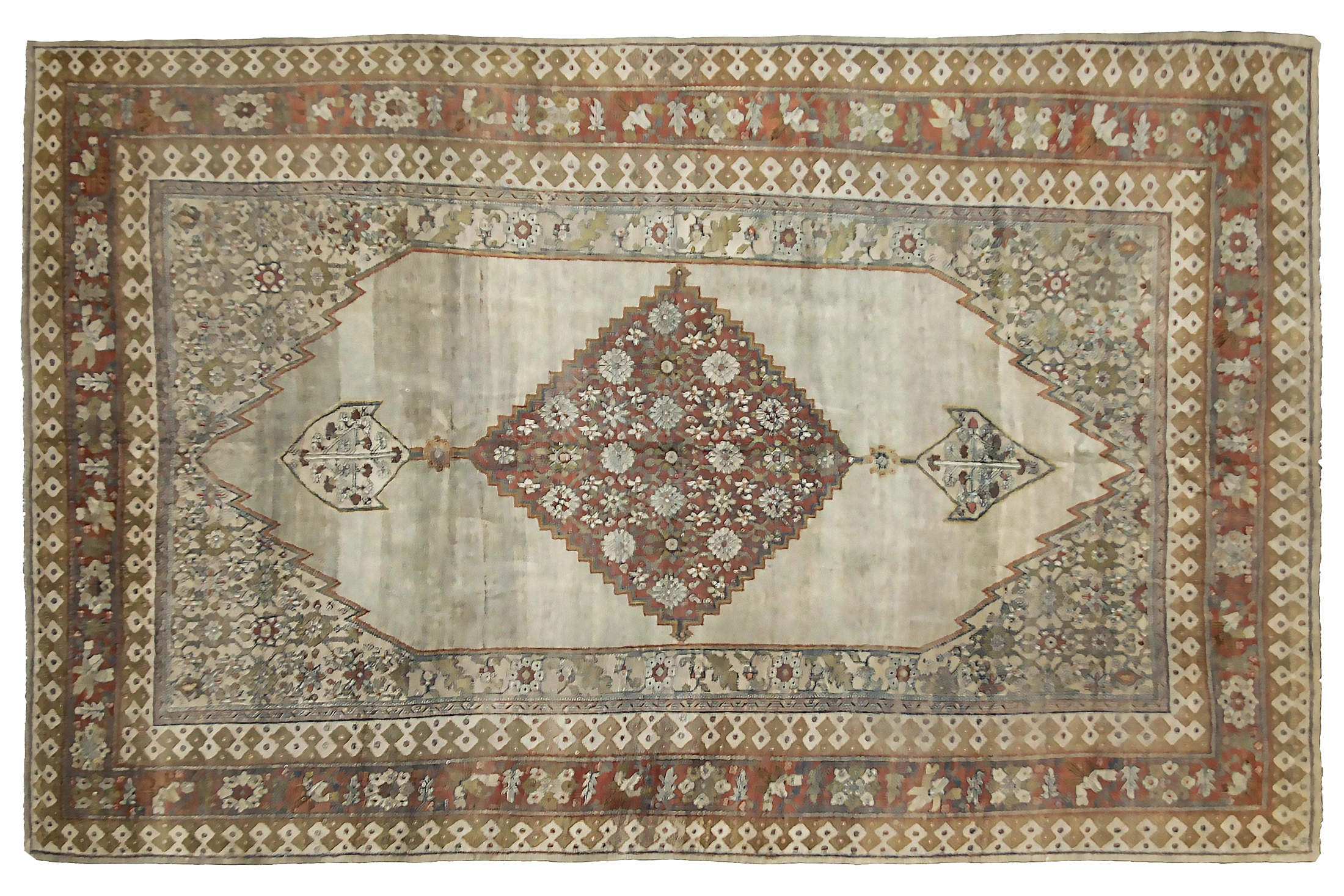 Antique Persian Bijar Traditional Rug 89719