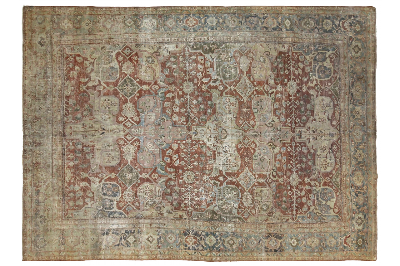 Antique Persian Sultanabad Traditional Rug 89722