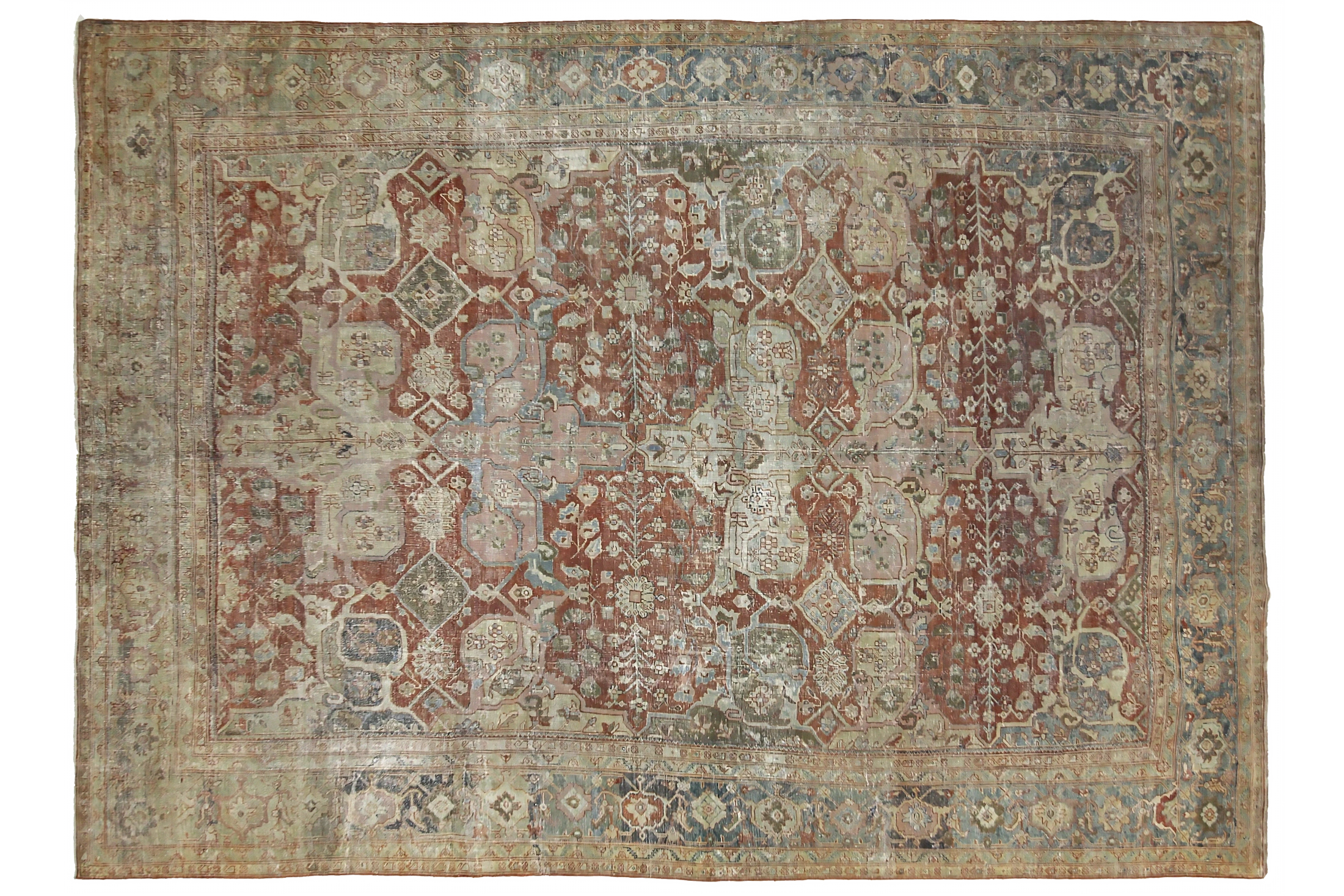 Antique Persian Sultanabad Traditional Rug 89722
