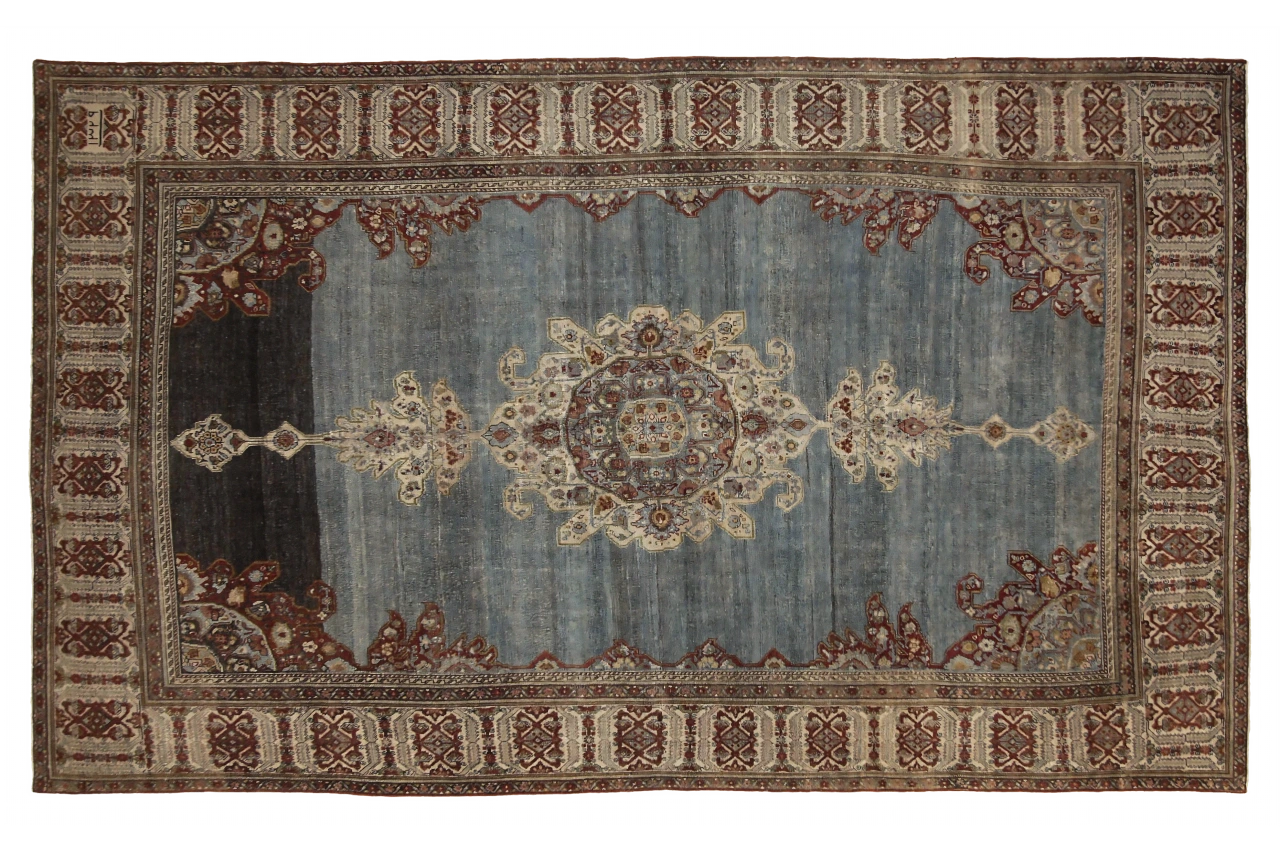 Antique Persian Malayer Traditional Rug 89723