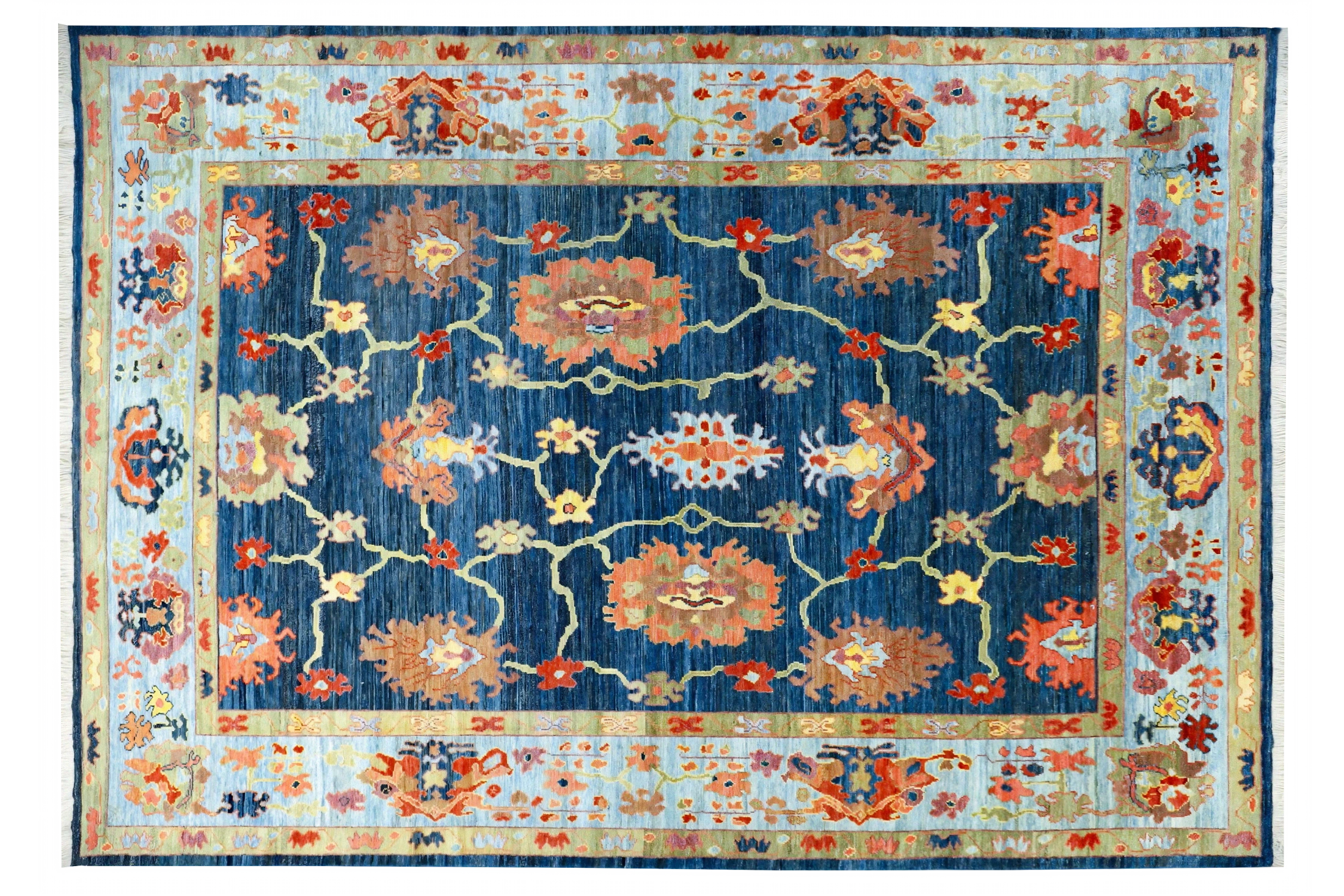 Persian Oushak Traditional Rug 89958