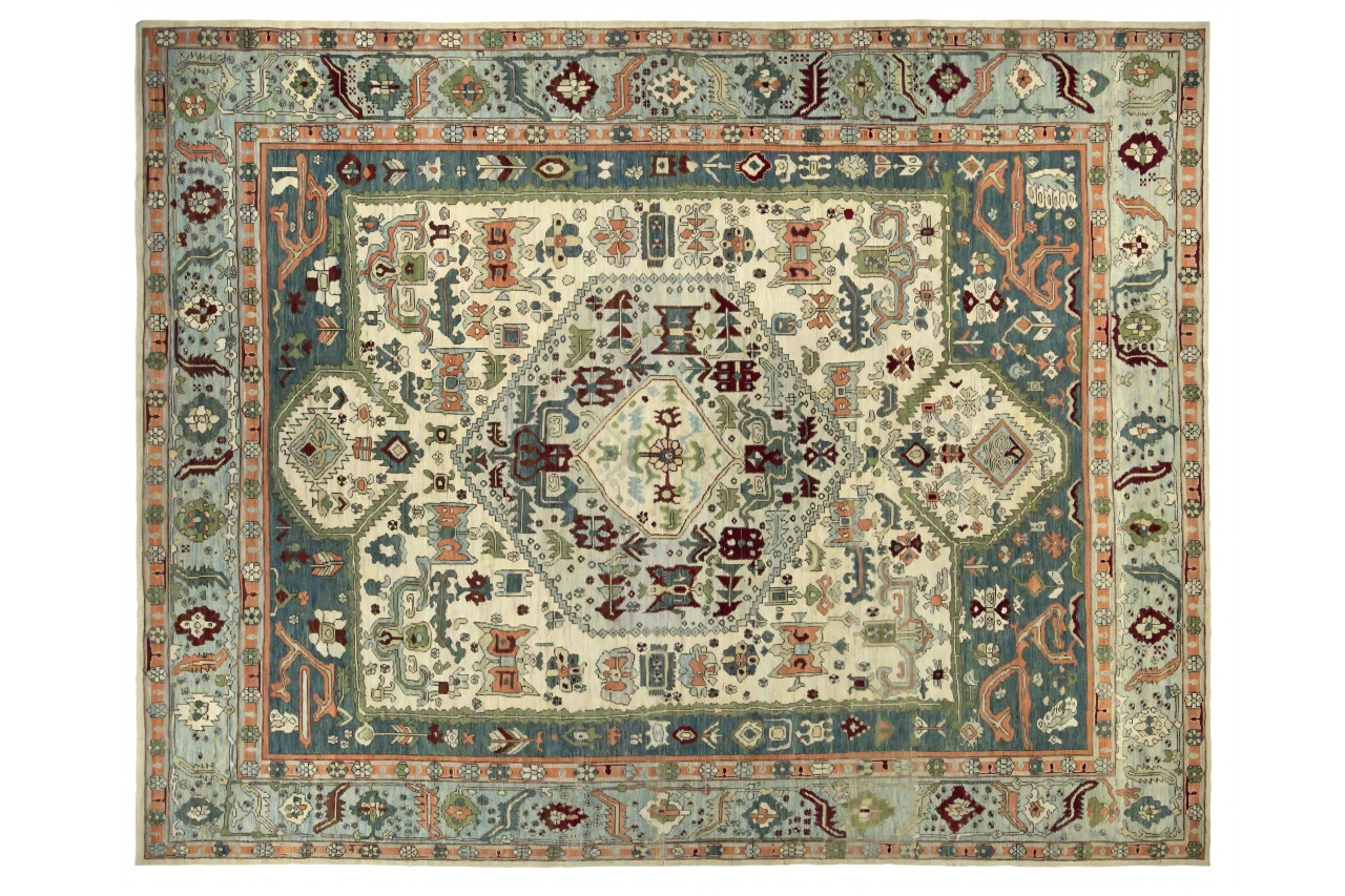 Turkey Oushak Tribal Rug 90697