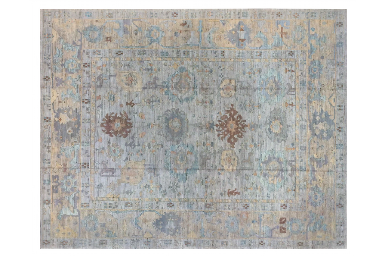 Turkey Oushak Tribal Rug 90721
