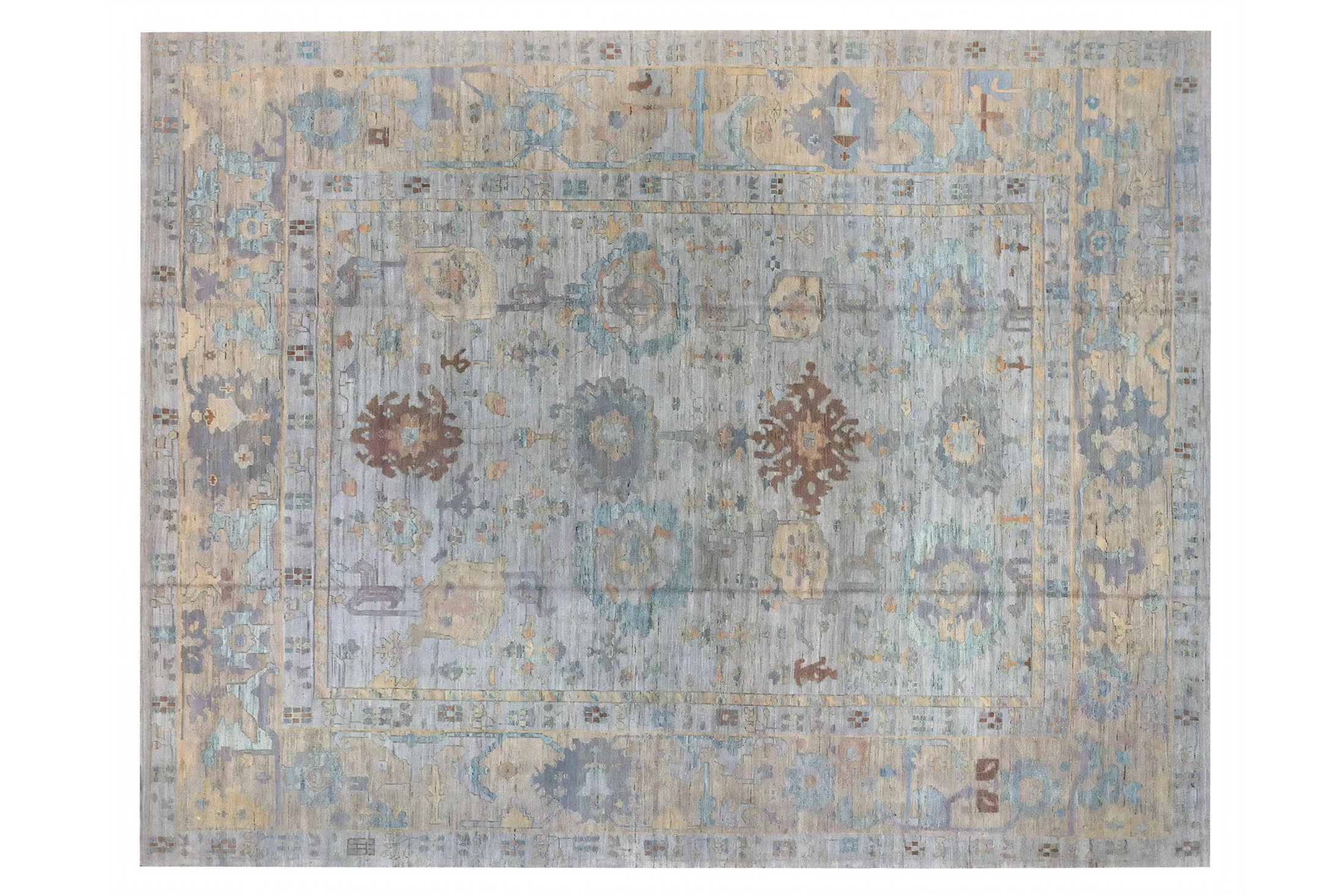 Turkey Oushak Tribal Rug 90721