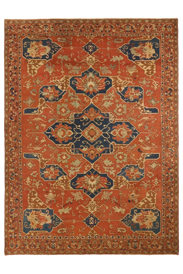 Vintage Turkey Oushak Traditional Rug 10315
