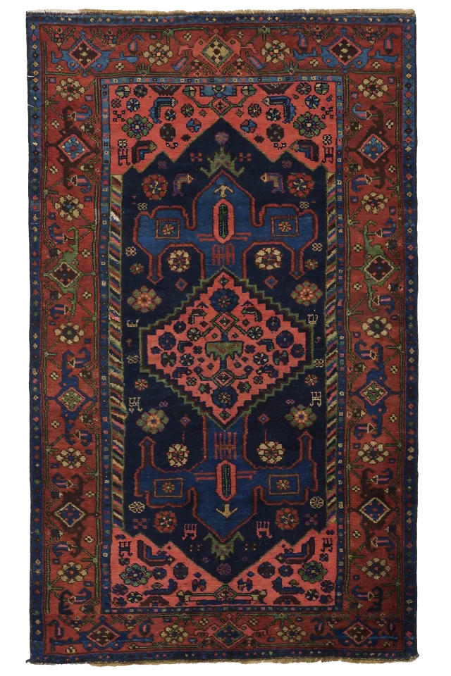 Vintage Persian Hamadan Traditional Rug 10332