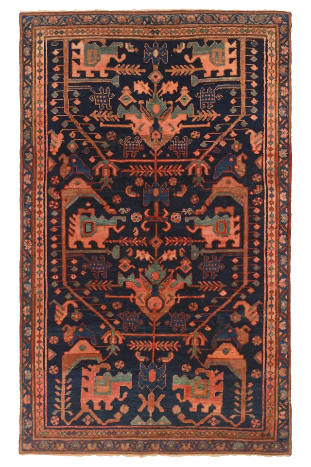 Vintage Persian Hamadan Tribal Rug 10340