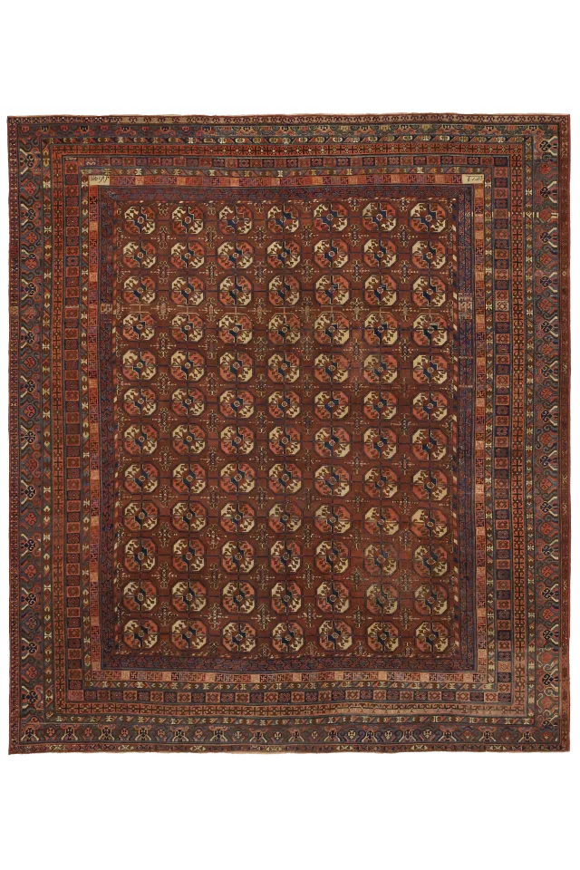 Vintage Russia Khotan Traditional Rug 10385