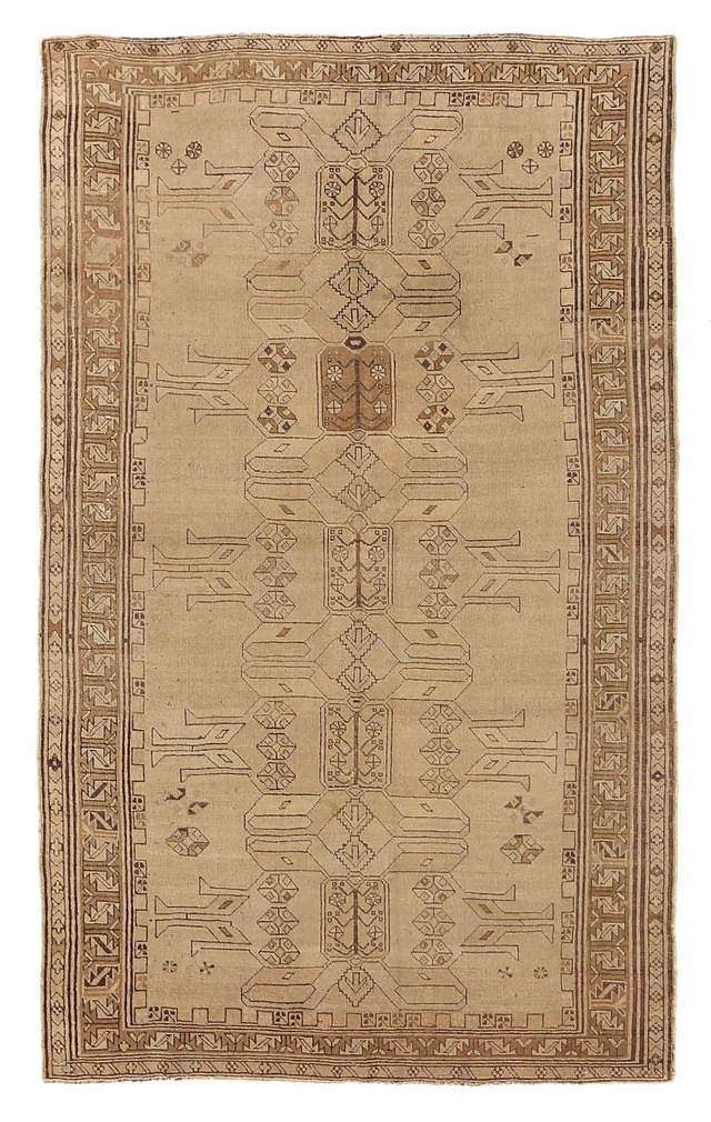 Vintage Russia Kazakhstan Tribal Rug 10395