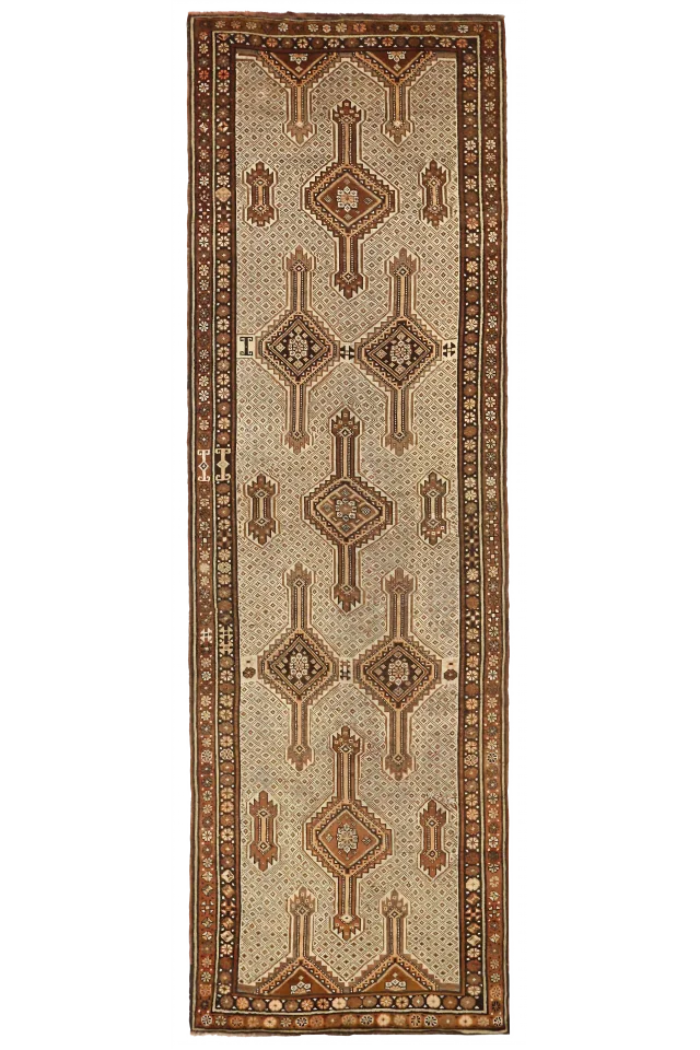 Vintage Persian Sarab Traditional Rug 10404