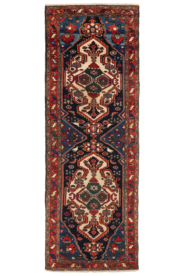 Vintage Persian Bakhtiar Traditional Rug 10405