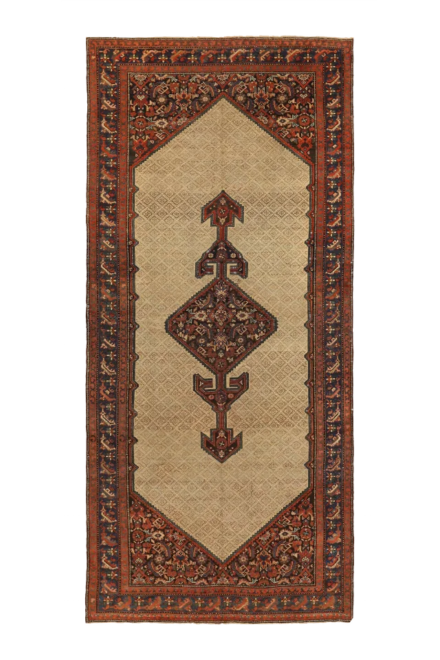 Vintage Persian Malayer Traditional Rug 10412