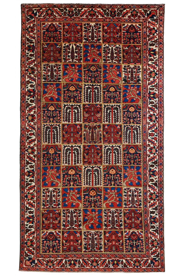 Vintage Persian Bakhtiar Tribal Rug 10413