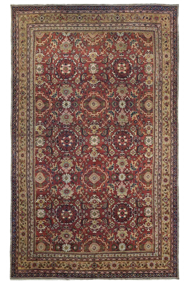 Vintage Persian Sultanabad Traditional Rug 10457