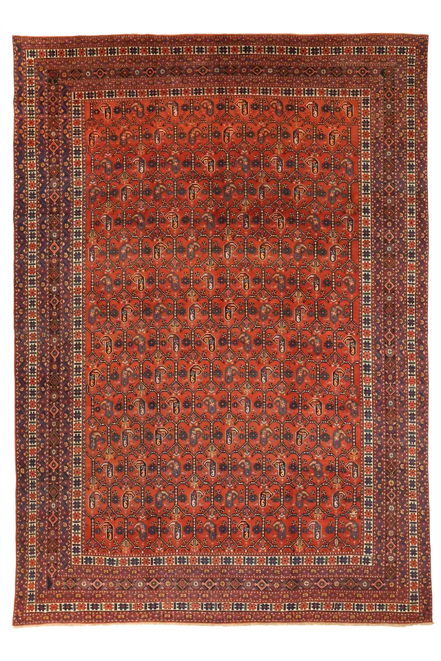 Antique Persian Bakhtiar Traditional Rug 10486