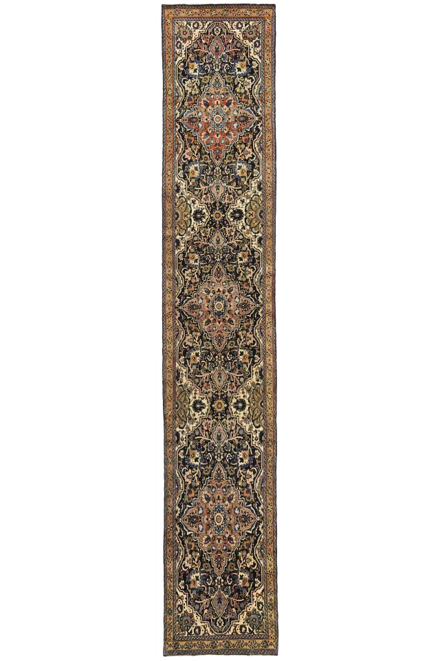 Vintage Persian Malayer Traditional Rug 10502