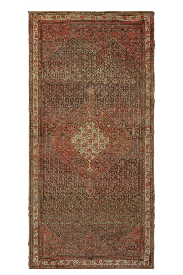 Vintage Persian Malayer Traditional Rug 10521