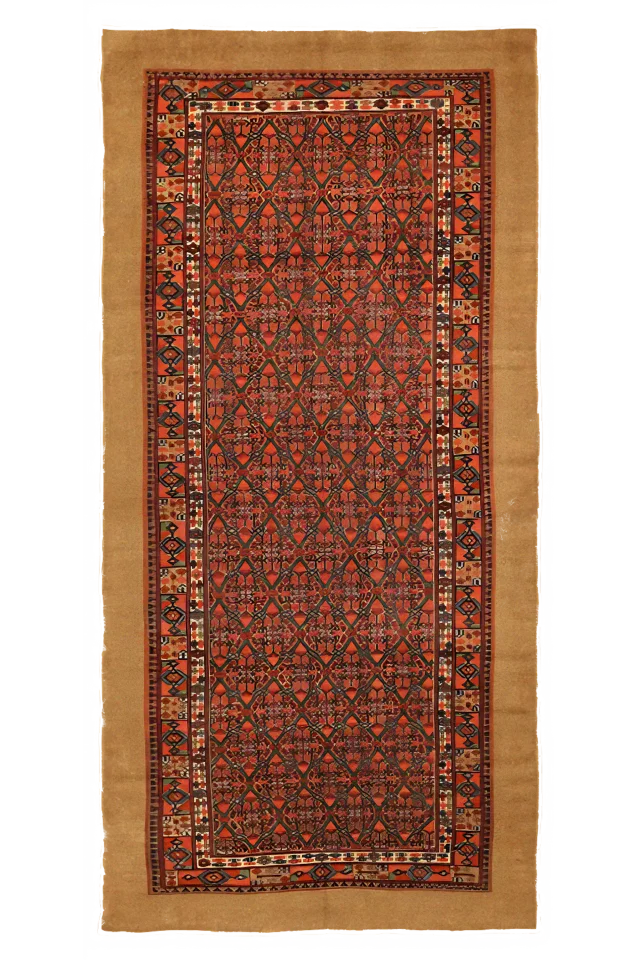 Antique Persian Sarab Transitional Rug 10817