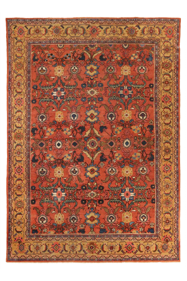 Antique Persian Mahal Traditional Rug 10831