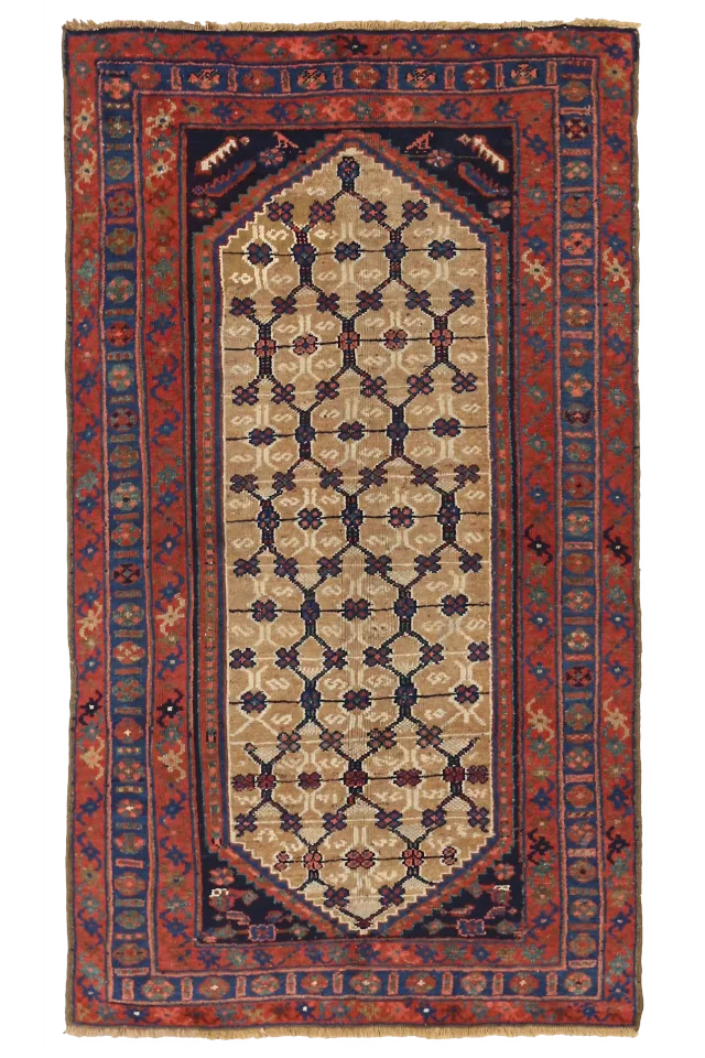Antique Persian Hamadan Transitional Rug 10837