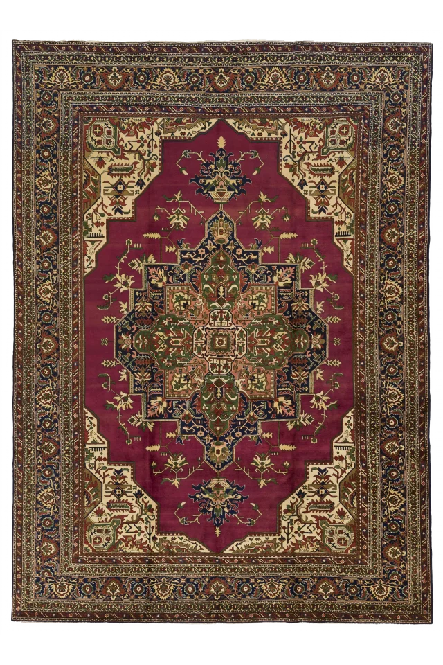 Antique Persian Tabriz Traditional Rug 10842