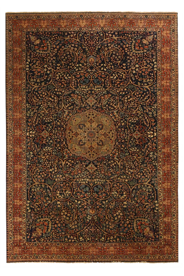 Antique Persian Tabriz Traditional Rug 10910
