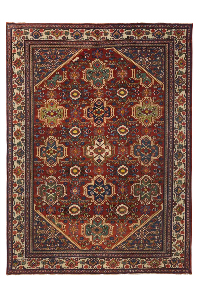 Antique Persian Sultanabad Traditional Rug 11496