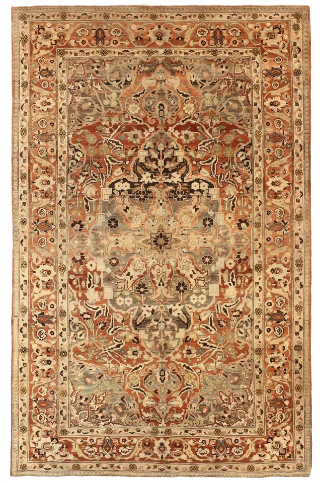 Antique Persian Bakhtiar Transitional Rug 16068