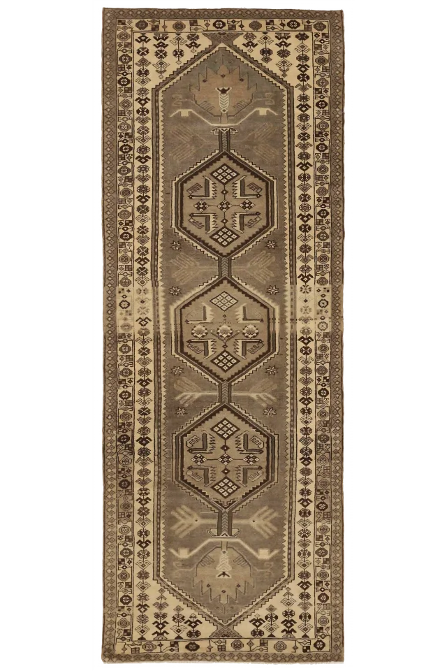 Antique Persian shahsavan Transitional Rug 52053