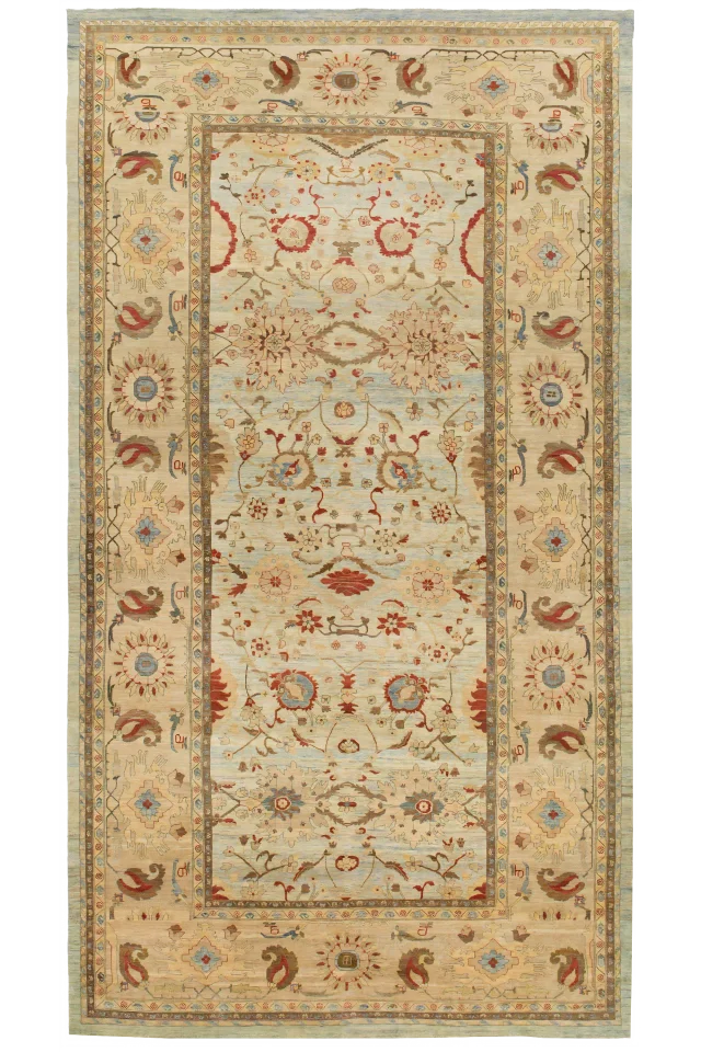 Persian Sultanabad Transitional Rug 52633