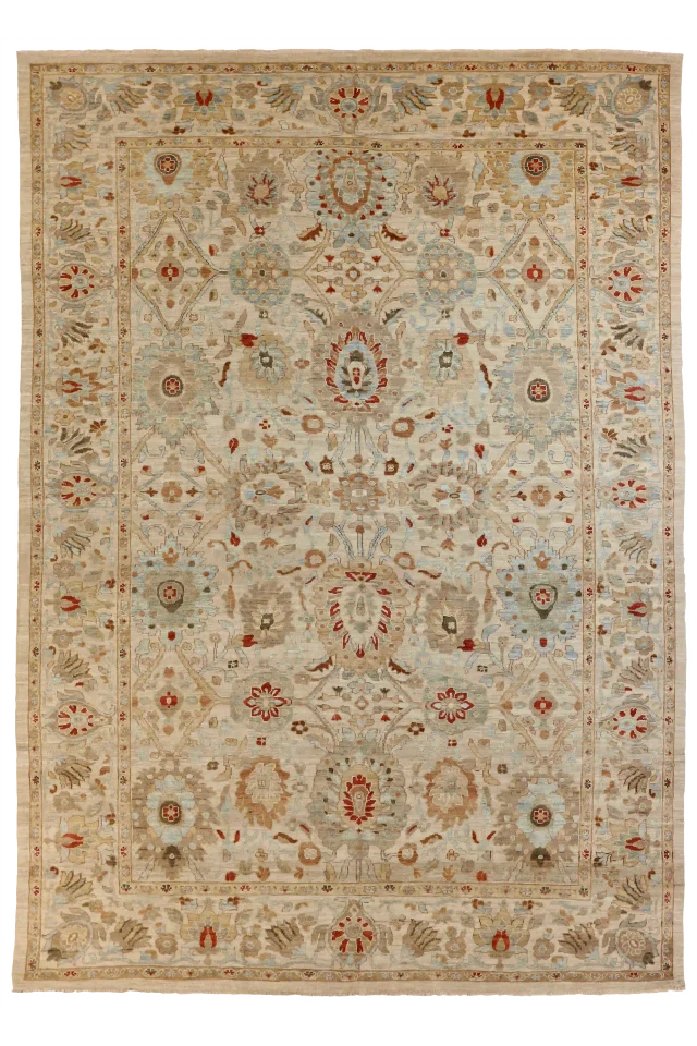 Persian Sultanabad Transitional Rug 53204