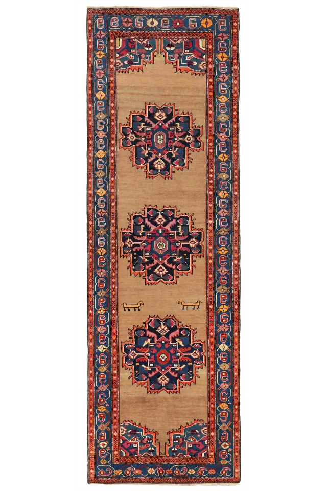 Antique Persian Azarbaijan Traditional Rug 53216