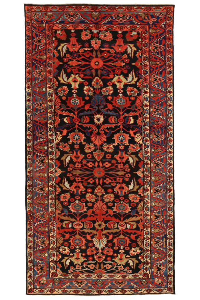 Antique Persian Malayer Traditional Rug 53219
