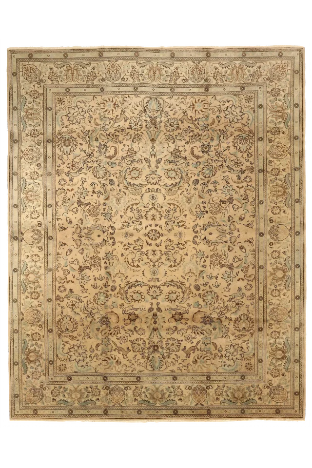 Antique Persian Tabriz Transitional Rug 53293