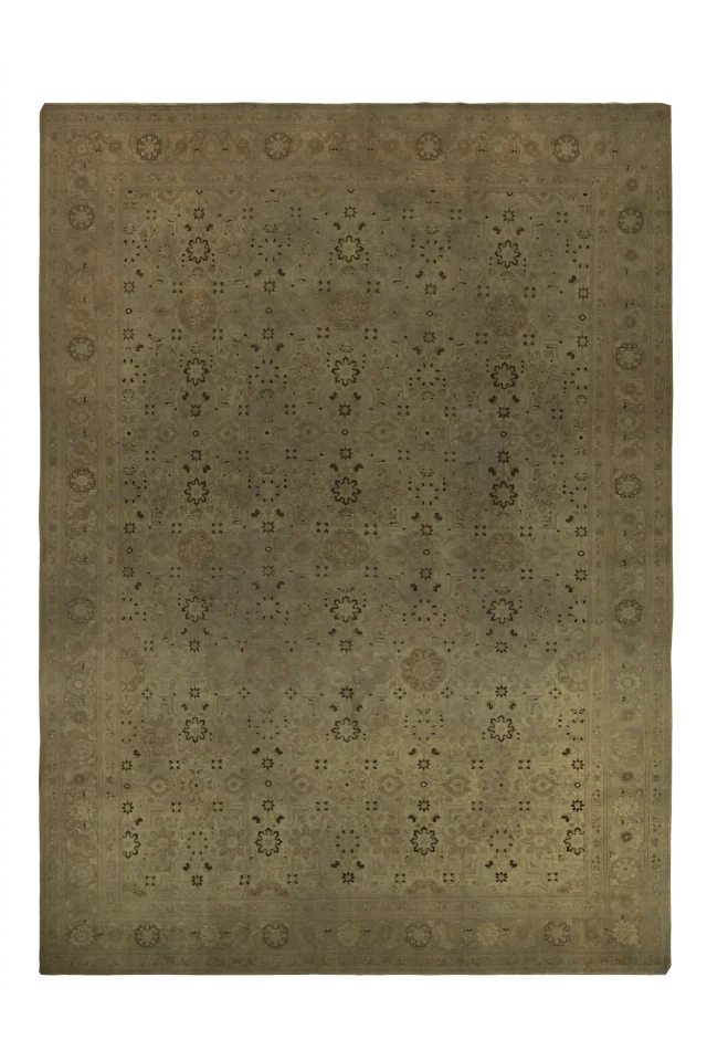 Antique Persian Tabriz Transitional Rug 53571